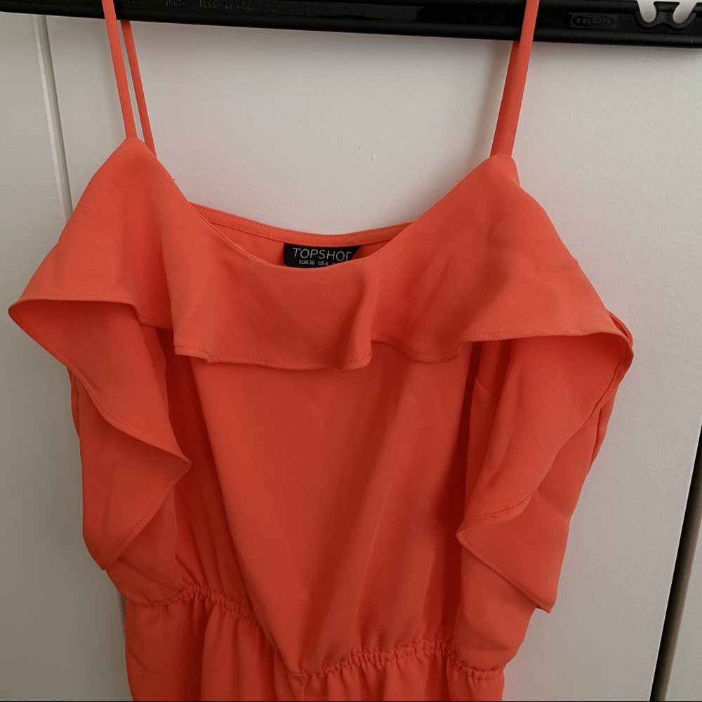 TOPSHOP Ruffle Romper - Picture 2 of 4